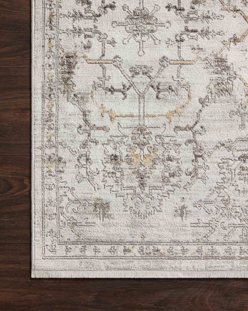 Loloi Bonney Collection - Traditional Power Loomed Rug in Ivory & Dove (BNY-03)