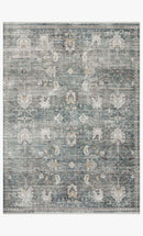 Loloi Bonney Collection - Traditional Power Loomed Rug in Lagoon & Ivory (BNY-03)