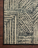 Loloi II Bowery Collection - Contemporary Power Loomed Rug in Midnight & Taupe (BOW-01)