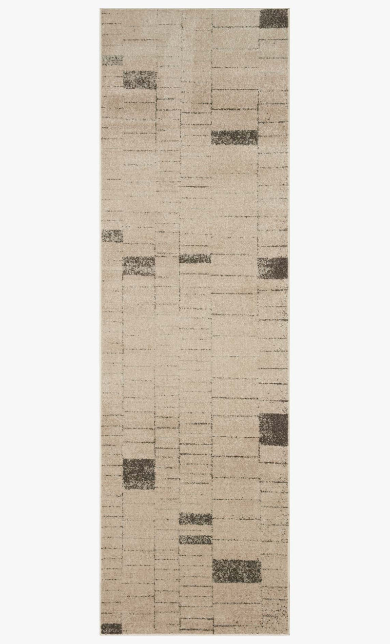 Loloi II Bowery Collection - Contemporary Power Loomed Rug in Slate & Taupe (BOW-02)