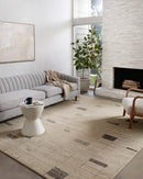 Loloi II Bowery Collection - Contemporary Power Loomed Rug in Slate & Taupe (BOW-02)