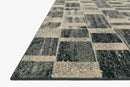 Loloi II Bowery Collection - Contemporary Power Loomed Rug in Storm & Sand (BOW-03)