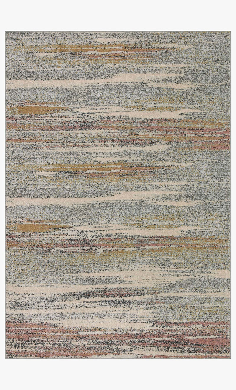 Loloi II Bowery Collection - Contemporary Power Loomed Rug in Pebble (BOW-04)