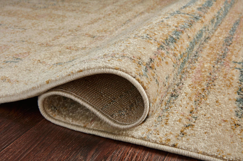 Loloi II Bowery Collection - Contemporary Power Loomed Rug in Beige & Multi (BOW-07)