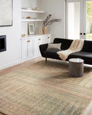 Loloi II Bowery Collection - Contemporary Power Loomed Rug in Beige (BOW-07)