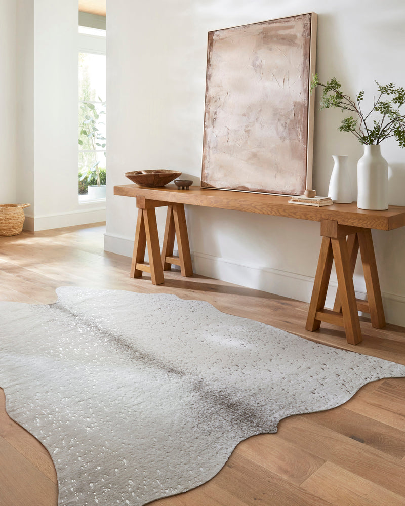 Loloi II Bryce Collection - Contemporary Power Loomed Rug in Stone & Silver (BZ-09)