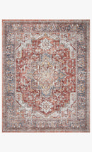 Loloi II Cassandra Collection - Traditional Power Loomed Rug in Rust (CSN-01)