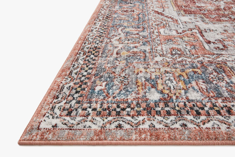 Loloi II Cassandra Collection - Traditional Power Loomed Rug in Rust & Multi (CSN-01)