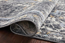 Loloi II Cassandra Collection - Traditional Power Loomed Rug in Charcoal & Gold (CSN-02)