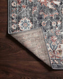 Loloi II Cassandra Collection - Traditional Power Loomed Rug in Charcoal & Rust (CSN-03)