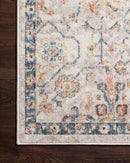 Loloi II Cassandra Collection - Traditional Power Loomed Rug in Dove & Navy (CSN-03)