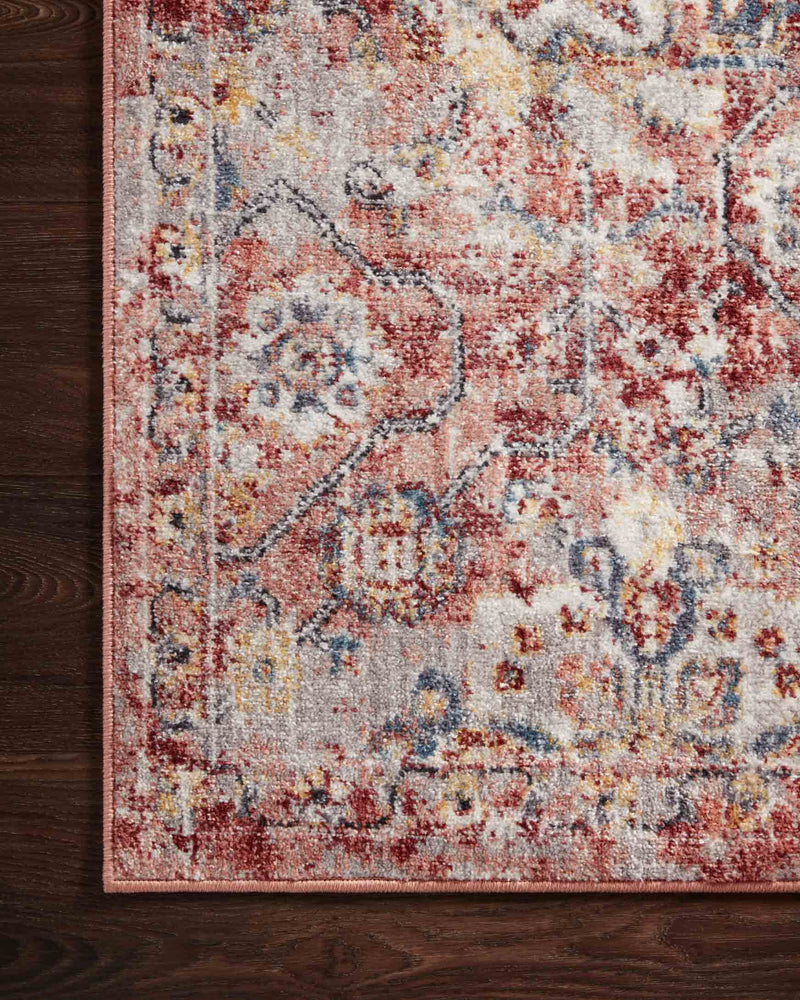 Loloi II Cassandra Collection - Traditional Power Loomed Rug in Rust & Ivory (CSN-03)