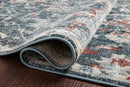 Loloi II Cassandra Collection - Traditional Power Loomed Rug in Blue & Rust (CSN-04)
