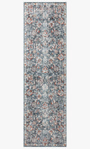 Loloi II Cassandra Collection - Traditional Power Loomed Rug in Blue & Rust (CSN-04)