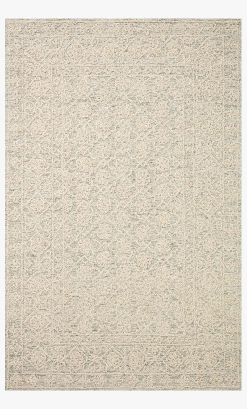 Loloi Cecelia Collection - Contemporary Hand Tufted Rug in Mist & Ivory (CEC-01)