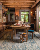 Loloi Century Collection - Transitional Power Loomed Rug in Blue & Sand (CQ-01)