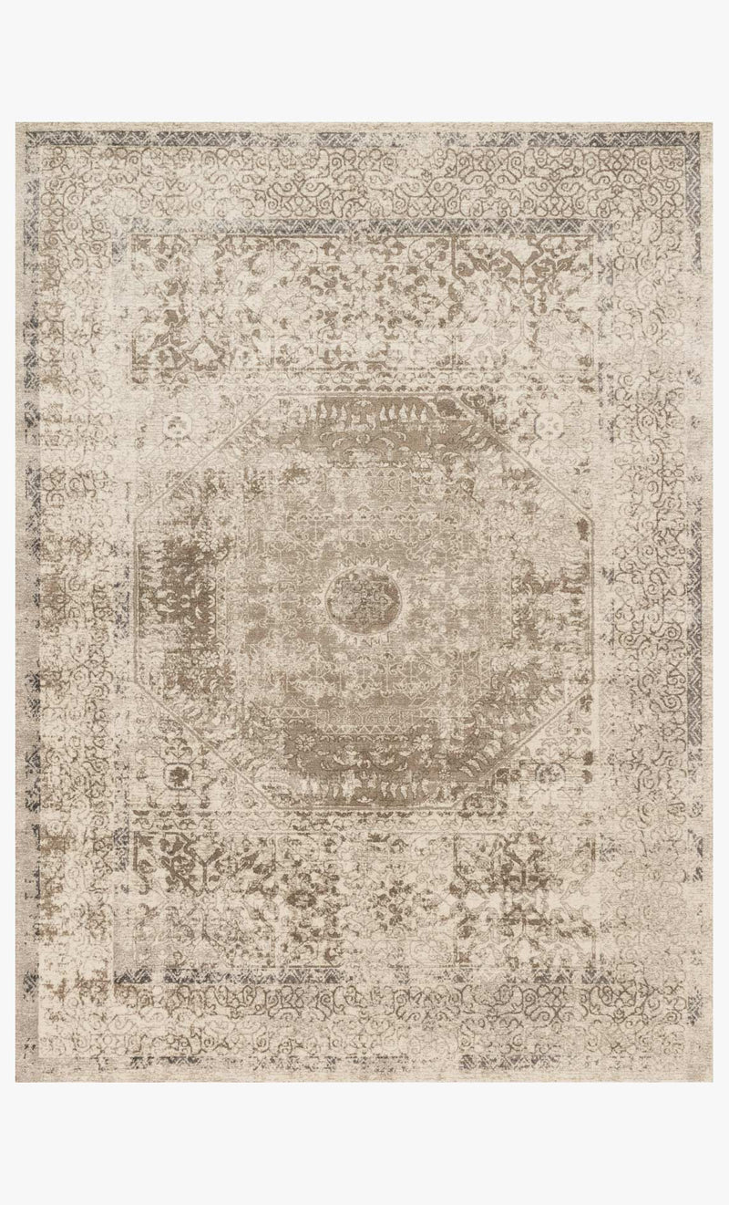 Loloi Century Collection - Transitional Power Loomed Rug in Taupe & Sand (CQ-01)