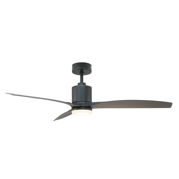 Forno Voce Tripolo 60-Inch Voice Activated Smart Ceiling Fan in Black (CF00260-BL1)
