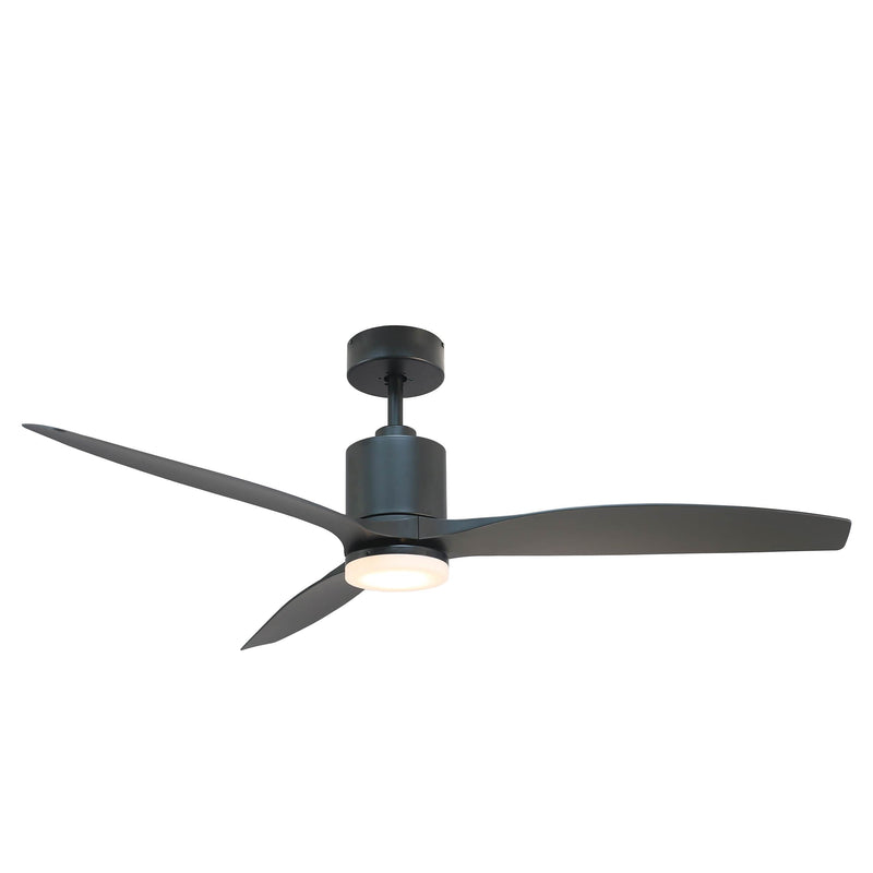 Forno Voce Tripolo 60-Inch Voice Activated Smart Ceiling Fan in Black (CF00260-BL1)