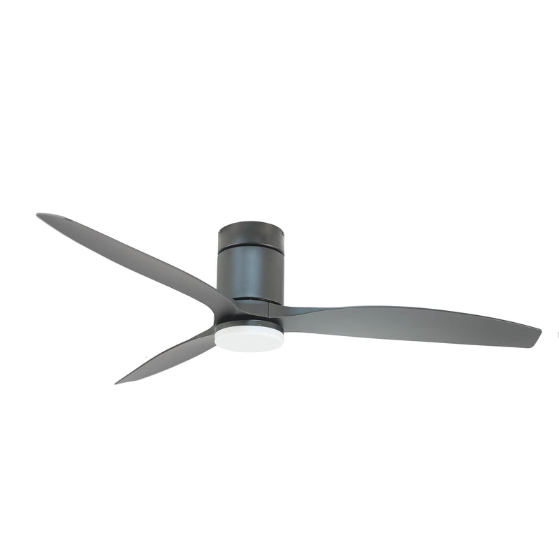 Forno Voce Tripolo 60-Inch Voice Activated Smart Ceiling Fan in Black (CF00260-BL1)