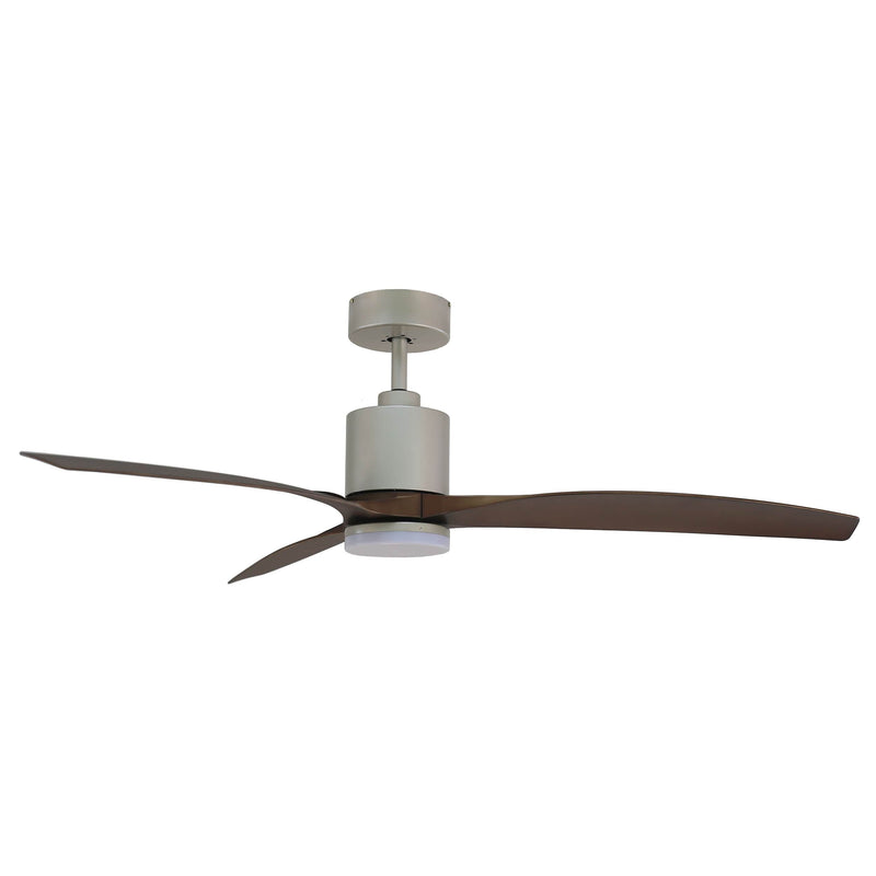Forno Voce Tripolo 60-Inch Voice Activated Smart Ceiling Fan in Champagne Body & Walnut Finished Blade (CF00260-CPH)