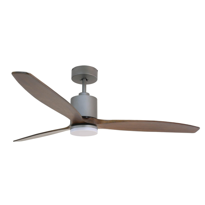 Forno Voce Tripolo 66” Voice Activated Smart Ceiling Fan in Titanium Body & Black Walnut Wood Blade (CF00266-TTR)