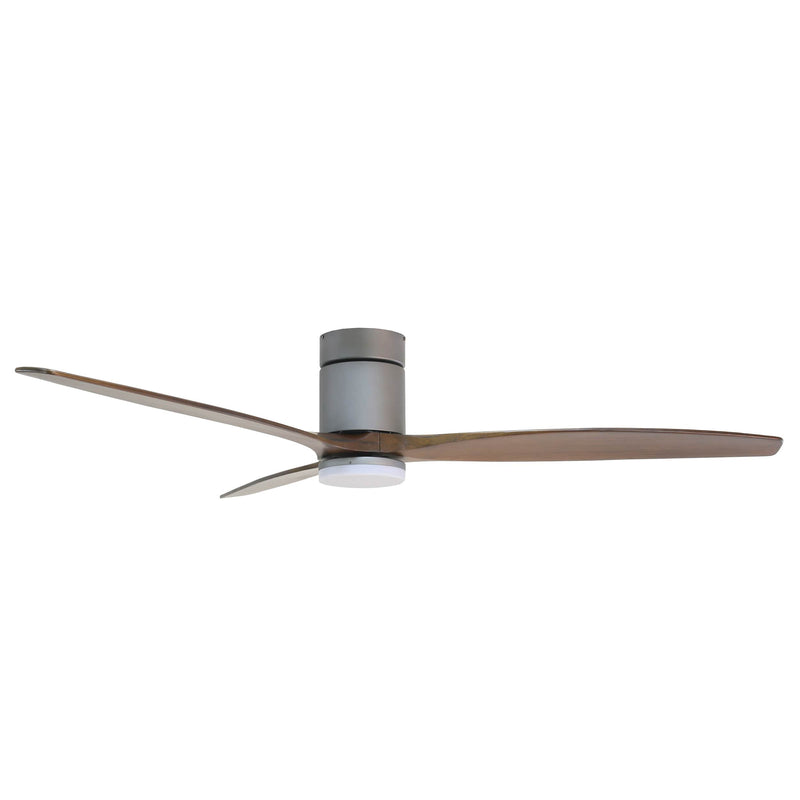 Forno Voce Tripolo 66” Voice Activated Smart Ceiling Fan in Titanium Body & Black Walnut Wood Blade (CF00266-TTR)