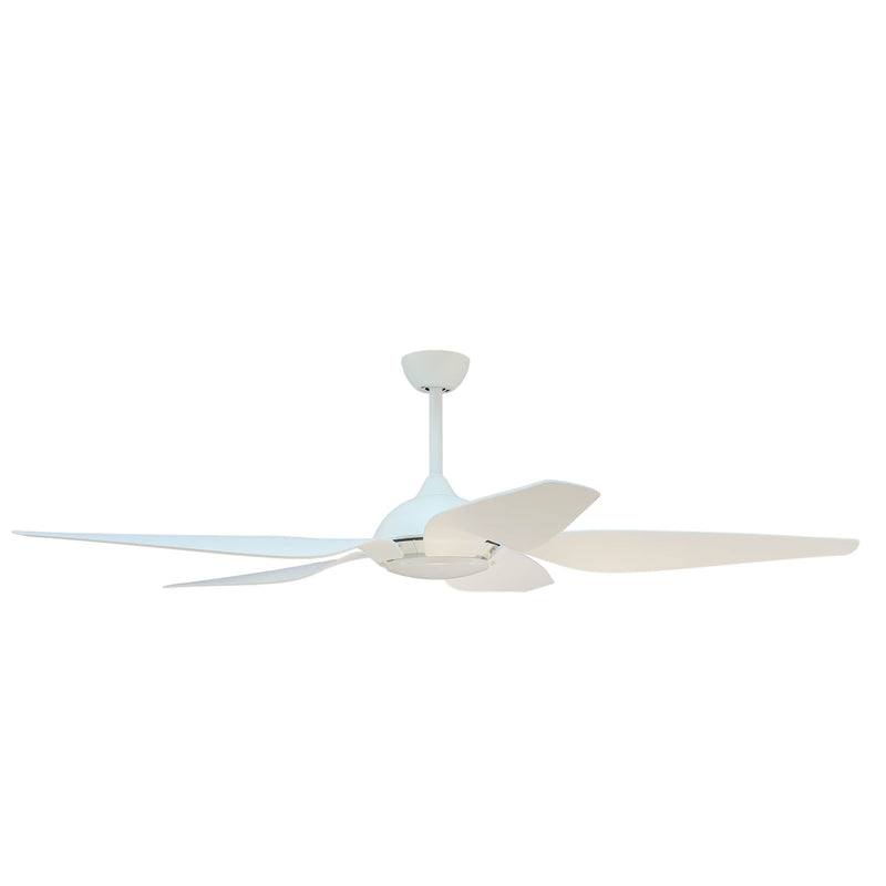 Forno Voce Fabrica 66-Inch Voice Activated Smart Ceiling Fan in White (CF01566-WH1)