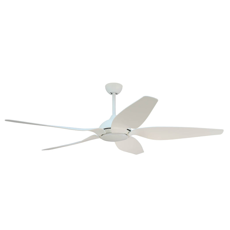 Forno Voce Fabrica 66-Inch Voice Activated Smart Ceiling Fan in White (CF01566-WH1)