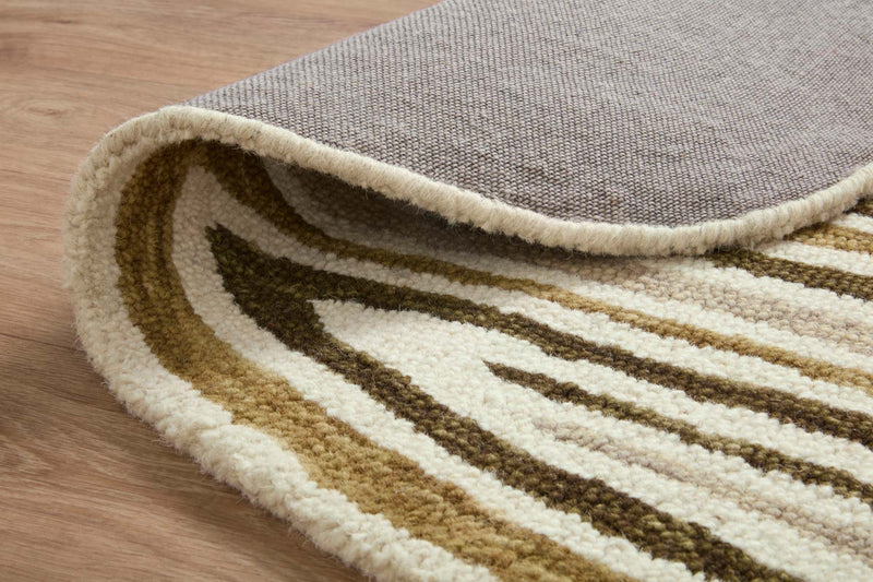 Justina Blakeney x Loloi Chaya Collection - Contemporary Hooked Rug in Ivory & Multi (CHY-01)