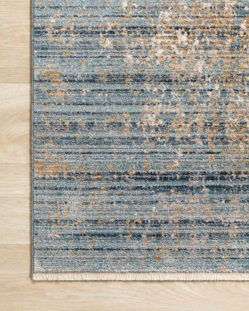 Loloi Claire Collection - Traditional Power Loomed Rug in Neutral & Sea (CLE-08)