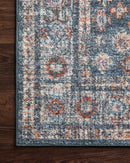 Loloi Clara Collection - Transitional Power Loomed Rug in Blue & Lt. Blue (CLA-02)