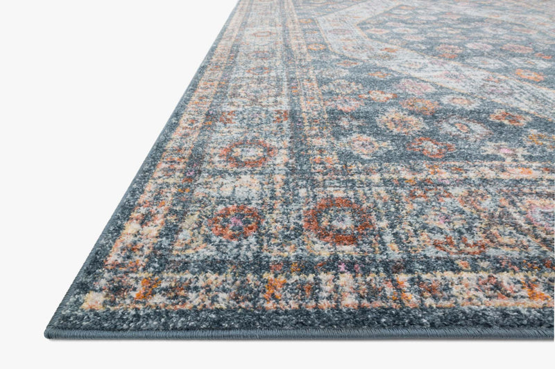 Loloi Clara Collection - Transitional Power Loomed Rug in Blue & Lt. Blue (CLA-02)