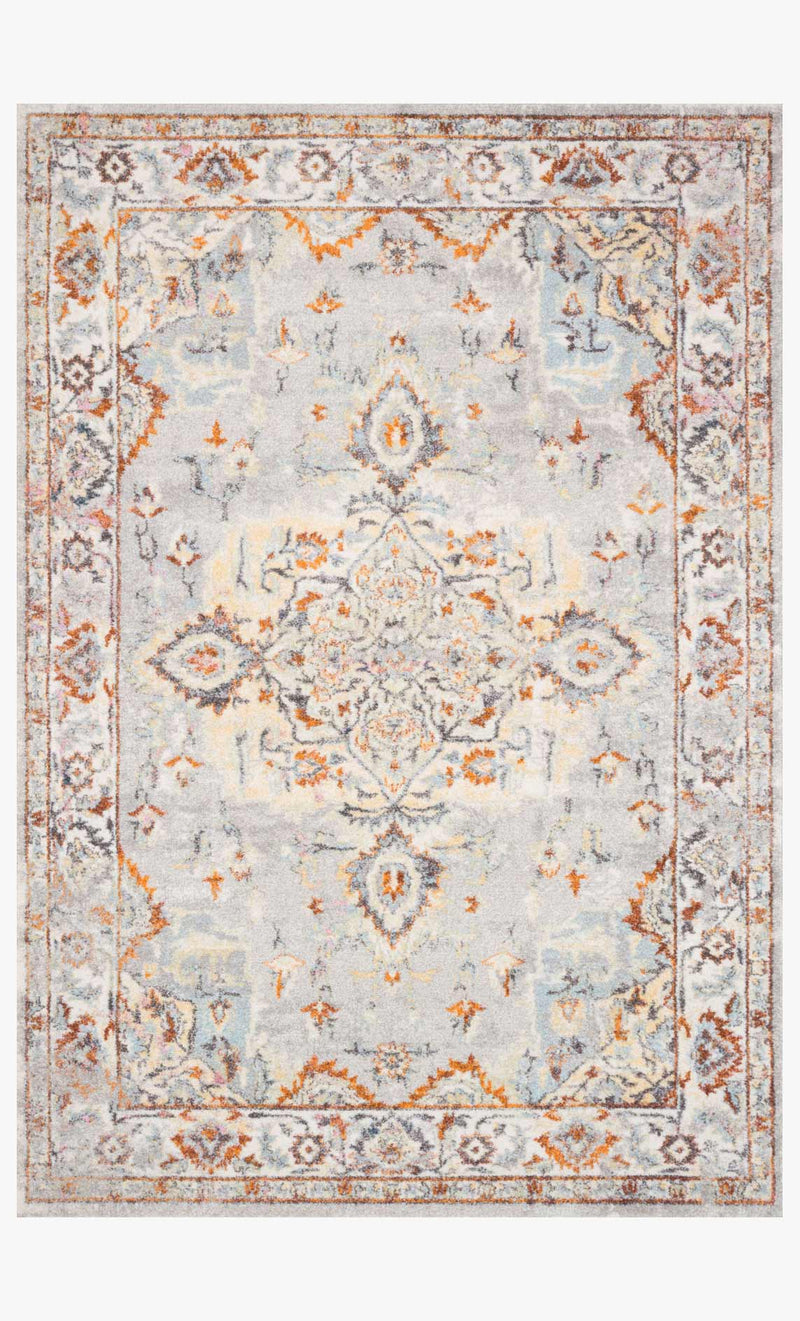 Loloi Clara Collection - Transitional Power Loomed Rug in Grey & Ivory (CLA-03)