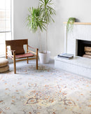 Loloi Clara Collection - Transitional Power Loomed Rug in Grey & Ivory (CLA-03)