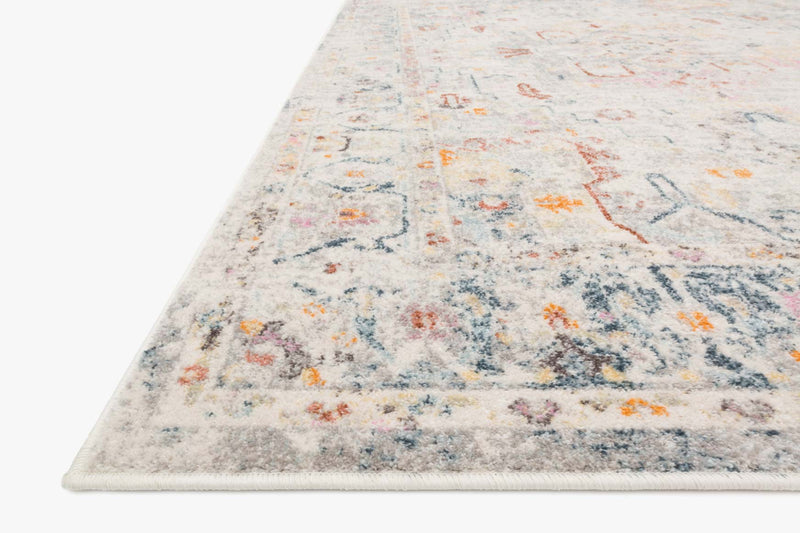 Loloi Clara Collection - Transitional Power Loomed Rug in Lt Grey & Multi (CLA-04)