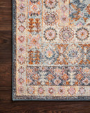 Loloi Clara Collection - Transitional Power Loomed Rug in Pebble & Fiesta (CLA-07)
