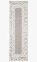 Loloi Cole Collection - Indoor/Outdoor Power Loomed Rug in Grey & Ivory (COL-05)