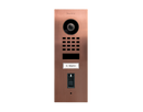 DoorBird D1101FV Fingerprint 50 Flush-Mount IP Video Door Station, 1 Call Button in Bronze