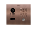 DoorBird D1101KH Classic Flush-Mount IP Video Door Station, 1 Call Button in Bronze