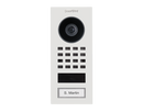 DoorBird D1101V Surface-Mount IP Video Intercom, 1 Call Button in Traffic White, RAL 9016