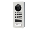 DoorBird D1101V Surface-Mount IP Video Intercom, 1 Call Button in Traffic White, RAL 9016