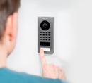 DoorBird D1101V Surface-Mount IP Video Intercom, 1 Call Button in Stainless Steel V4A