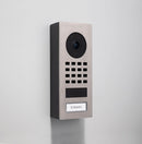 DoorBird D1101V Surface-Mount IP Video Intercom, 1 Call Button in Stainless Steel V4A