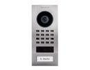 DoorBird D1101V Surface-Mount IP Video Intercom, 1 Call Button in Stainless Steel V4A