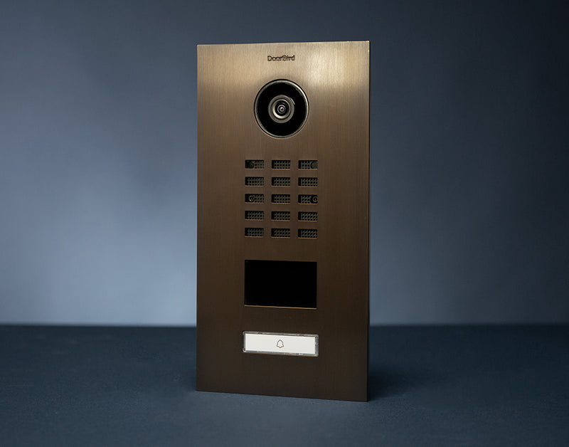DoorBird D2101V IP Video Door Station, 1 Call Button in Architectural Bronze