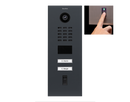 DoorBird D2102FV Fingerprint 50 IP Video Door Station, 2 Call Button in Anthracite Grey, RAL 7016