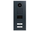 DoorBird D2102V IP Video Door Station, 2 Call Button in Anthracite Grey, RAL 7016