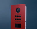 DoorBird D2101V IP Video Door Station, 1 Call Button in Flame Red, RAL 3000