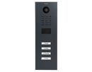 DoorBird D2104V IP Video Door Station, 4 Call Button in Anthracite Grey, RAL 7016